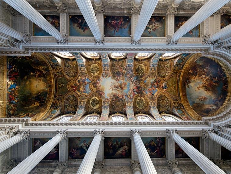 Baroque στις οροφές του παλατιού των Βερσαλλιών, Γαλλία