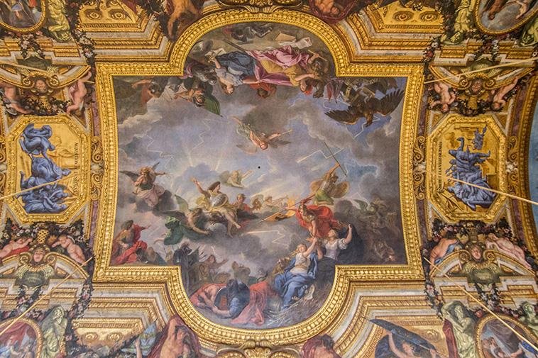 Baroque στις οροφές του παλατιού των Βερσαλλιών, Γαλλία