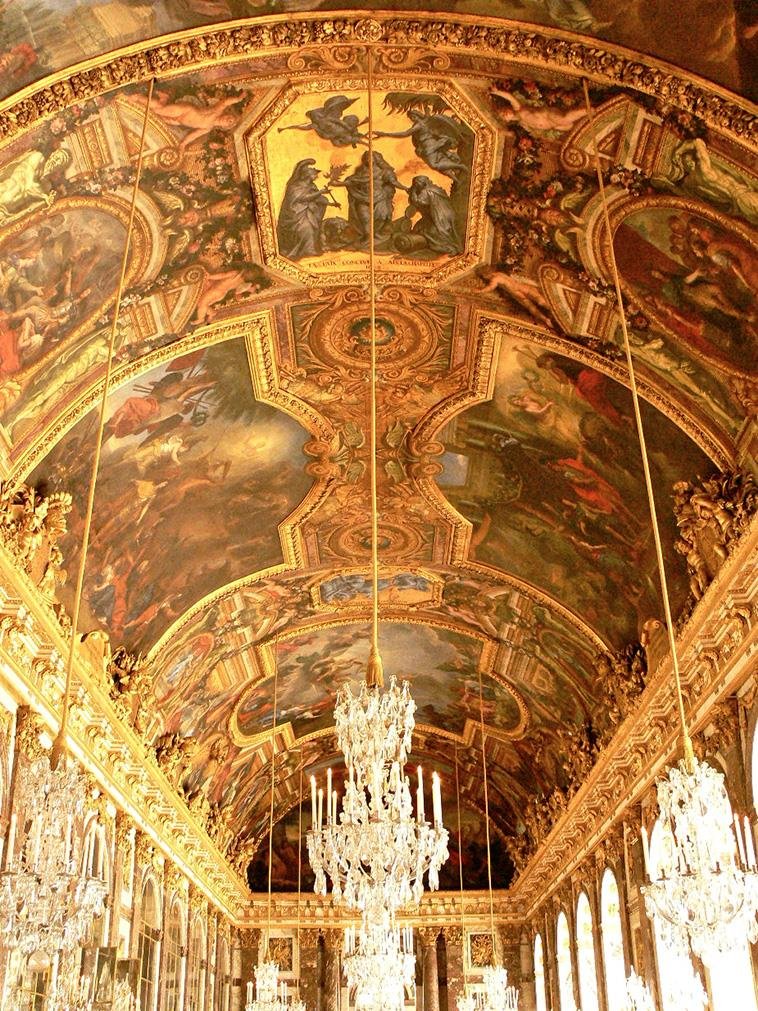 Baroque στις οροφές του παλατιού των Βερσαλλιών, Γαλλία